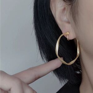 Open Hoop Earrings